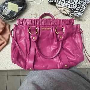 COPY - COPY - Preowned Miu Miu  handbag with dust bag